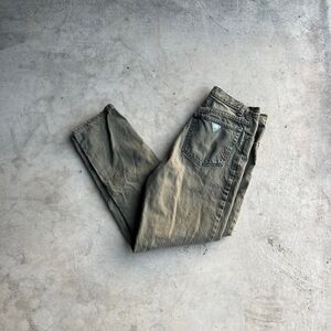 Guess Green rustic 1990s slim straights Mens size 32